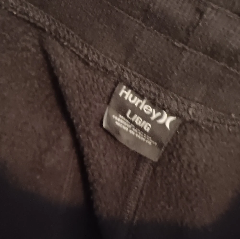 Hurley Black Jogger Sweatpants with Holographic - Picture 3 of 6